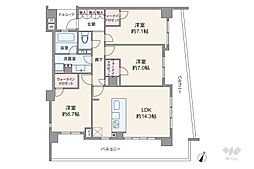 間取図画像 3LDK