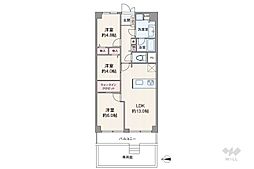 間取図画像 3LDK