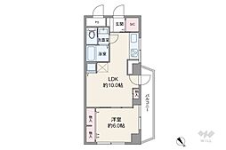 パラシオン荻窪 1LDKの間取図画像