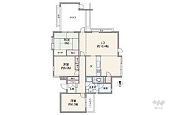 ハイツ上鷺宮 3LDKの間取図画像