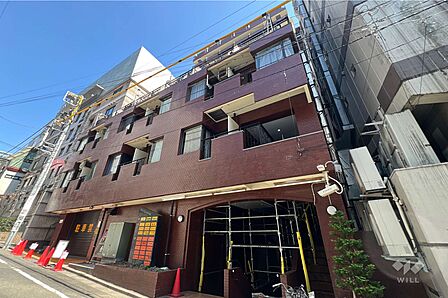 ライオンズプラザ新宿の外観(南西側から)