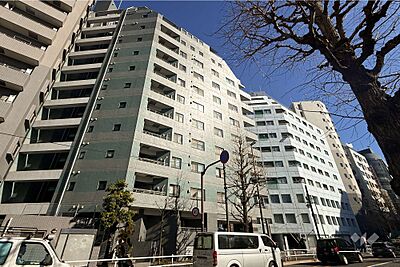 外観：ヴィアシテラ新宿の外観（北西側から）