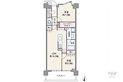 パークシティー高田馬場 3LDKの間取図画像