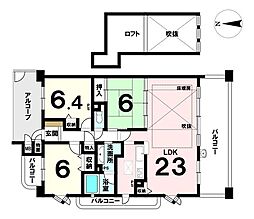 モアグレース今伊勢III 3LDKの間取り