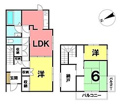 ＼高知市北端町　中古戸建／ 4LDKの間取り