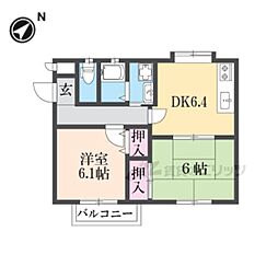 近鉄奈良線 額田駅 徒歩6分の賃貸アパート