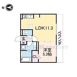 間取図画像 1LDK