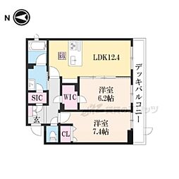 シャーメゾン光 2LDKの間取図画像