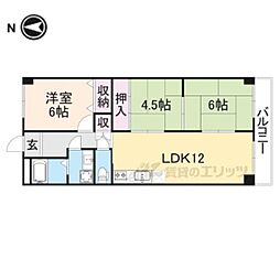 森村第3ビル 3階3LDKの間取り