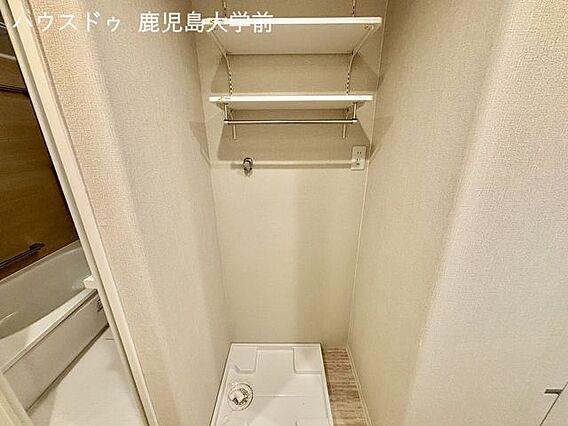 洗濯機置き場の...