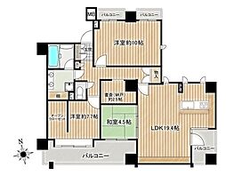 東桜シティハウス 3SLDKの間取図画像