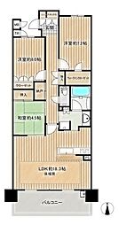 ゼルクハウス有松 3LDKの間取図画像