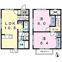 JEIZUTOWNA 2LDKの間取図画像