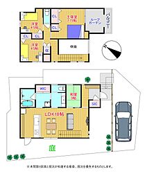 三郷町勢野西2丁目／築浅／一条工務店のお家 4SLDKの間取り