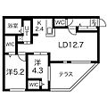 LAVI南平岸1階7.7万円