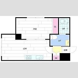 プレゼンスN9　D棟 3階1LDKの間取り