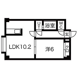 間取図画像 1DK