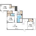 RESIDENCE SHINMEI平岸1階11.5万円