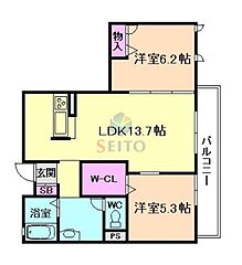 物件の間取り
