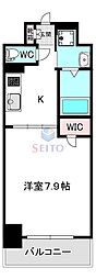M'sCOMFORTESAKA 1DKの間取図画像