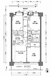 レーベンハイム朝霞ヒルズ 3LDKの間取図画像