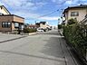 外観：前面道路は幅員8ｍのいわき市道です。