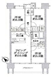 間取図画像 3LDK