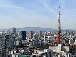 42階からの開放的な眺望。