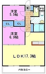 物件の間取り