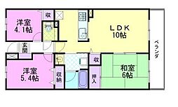 グランドアーバン 3LDKの間取図画像