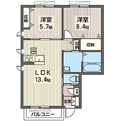 物件の間取り