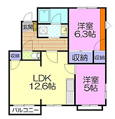 物件の間取り