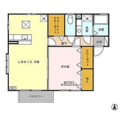 間取図画像 1LDK