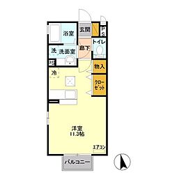 間取図画像 ワンルーム