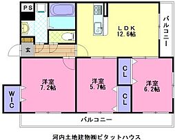 間取図画像 3LDK