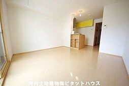 プレジール松原 B 103 1階ワンルームのリビング/ダイニング