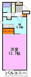 間取図画像 1DK