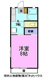 間取図画像 1K