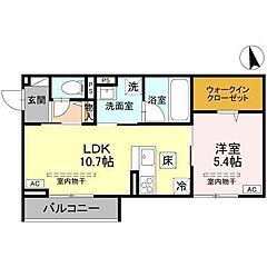 物件の間取り