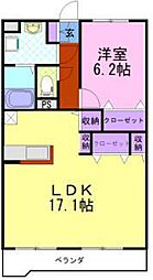 Y&Mアーバンライフ 1LDKの間取図画像