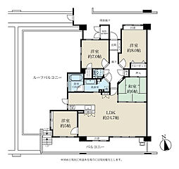 フローレンス上野町グランドアーク 4LDKの間取図画像
