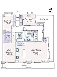 間取図画像 3LDK