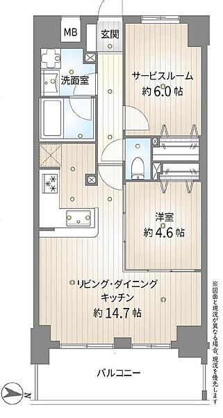 間取りを拡大表示