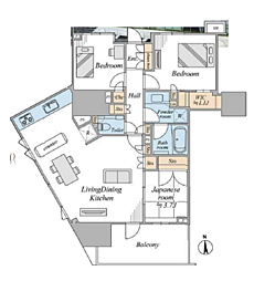 間取図画像 3LDK
