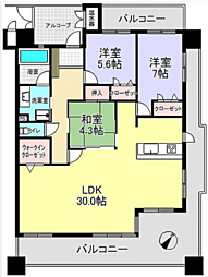 間取図画像 3LDK
