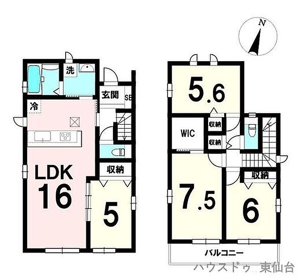 間取りを拡大表示