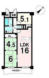 間取図画像 3LDK