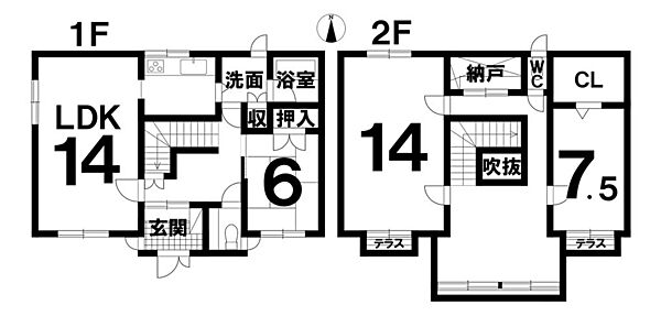 間取りを拡大表示