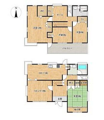 間取り 東茨城郡茨城町大字奥谷　中古戸建て