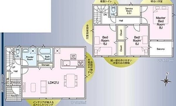 間取りを拡大表示